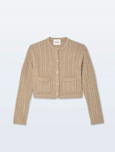 Load image into Gallery viewer, White + Warren - Cashmere Cable Cardigan