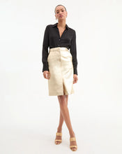 Load image into Gallery viewer, Veronica Beard Maxine Leather Midi Skirt