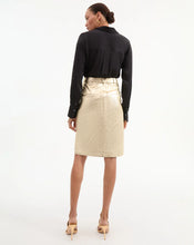 Load image into Gallery viewer, Veronica Beard Maxine Leather Midi Skirt