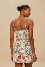 Load image into Gallery viewer, Farm Rio- Delicate Forest off white romper