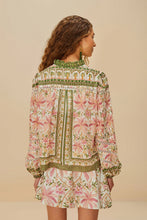 Load image into Gallery viewer, Farm Rio- Off White Palm Dream Blouse