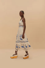 Load image into Gallery viewer, Farm Rio - Richelieu Sunflower Midi Dress