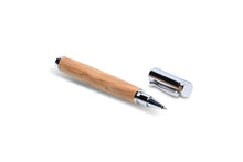 Load image into Gallery viewer, Roots & Jones - Bethlehem Olivewood Magnetic Rollerball (Chrome)