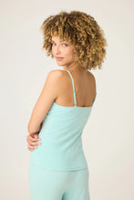 Load image into Gallery viewer, PJ Salvage - Pointelle Essentials Mint Cami