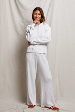 Load image into Gallery viewer, Perfect White Tee - Azalia Waffle Hoodie