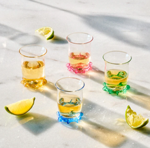 Load image into Gallery viewer, Juliska- Harriet Shot Glasses Assorted Set/4 - Multi