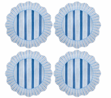 Load image into Gallery viewer, Juliska- Cabana Stripe Melamine Dinner Plate Set/4 - Ocean
