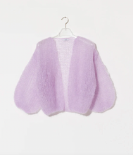 Load image into Gallery viewer, Maiami- Purple Light Bomber Cardigan