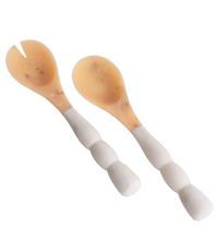 Load image into Gallery viewer, Beatriz Ball Resin Sorbet Salad Servers-Coconut