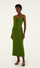 Load image into Gallery viewer, Farm Rio- Green Monstera Leaf Sleeveless Maxi Dress