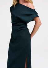 Load image into Gallery viewer, ALC - Nara Stretch Cotton Off Shoulder Midi Dress