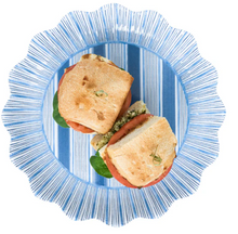 Load image into Gallery viewer, Juliska- Cabana Stripe Melamine Dinner Plate Set/4 - Ocean