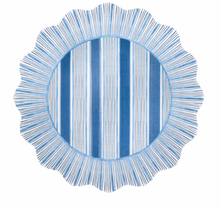 Load image into Gallery viewer, Juliska- Cabana Stripe Melamine Dinner Plate Set/4 - Ocean