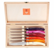 Load image into Gallery viewer, Claude Dozorme- Steak Knive Set of 6