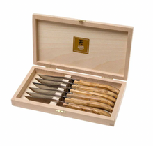 Load image into Gallery viewer, Claude Dozorme- Steak Knive Set of 6