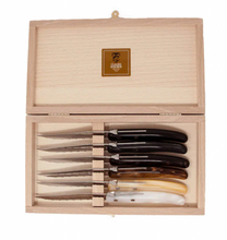 Load image into Gallery viewer, Claude Dozorme- Steak Knive Set of 6