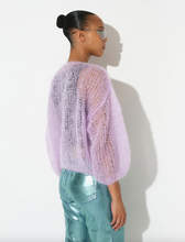 Load image into Gallery viewer, Maiami- Purple Light Bomber Cardigan