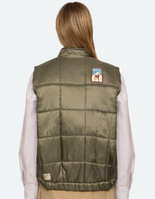 Load image into Gallery viewer, Sea New York- Quilted Patched Puffer Vest