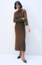 Load image into Gallery viewer, White & Warren- Cashmere Blend Cropped Ribbed Crew