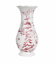 Load image into Gallery viewer, Juliska Country Estate Winter Frolic 9" Vase - Ruby