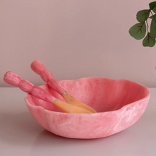 Load image into Gallery viewer, Beatriz Ball Resin Sorbet Large Round Wavy Bowl-Raspberry