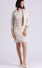 Load image into Gallery viewer, Minnie Rose Viscose Sleeveless Tweed Dress-Brown Sugar