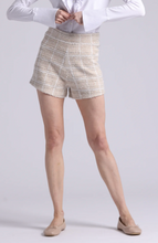 Load image into Gallery viewer, Minnie Rose Viscose Tweed Shorts-Brown Sugar