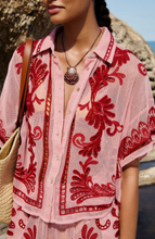 Load image into Gallery viewer, Farm Rio Arabesc Light Pink Blouse