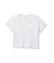 Load image into Gallery viewer, Perfectwhitetee Waffle Vneck Tee
