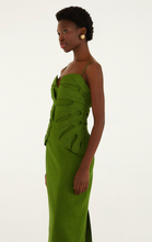 Load image into Gallery viewer, Farm Rio- Green Monstera Leaf Sleeveless Maxi Dress
