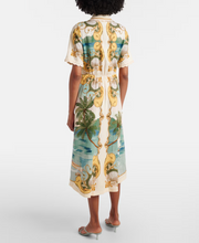 Load image into Gallery viewer, Farm Rio- Royal Sea Multicolor Midi Dress