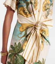 Load image into Gallery viewer, Farm Rio- Royal Sea Multicolor Midi Dress