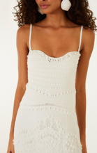 Load image into Gallery viewer, Farm Rio- Off-White Palm Tree Knit Midi Dress