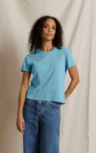 Load image into Gallery viewer, Perfectwhitetee- Harley Boxy Crew Tee in Milky Blue