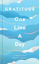 Load image into Gallery viewer, Gratitude One Line a Day: A Three-Year Memory Book