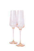 Load image into Gallery viewer, Estelle Colored Glass Champagne Flute Set/2