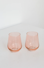 Load image into Gallery viewer, Estelle Colored Glass Stemless Set/2