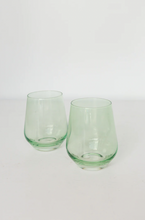 Load image into Gallery viewer, Estelle Colored Glass Stemless Set/2