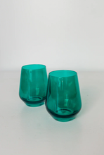 Load image into Gallery viewer, Estelle Colored Glass Stemless Set/2