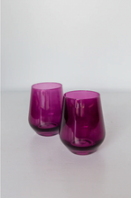 Load image into Gallery viewer, Estelle Colored Glass Stemless Set/2