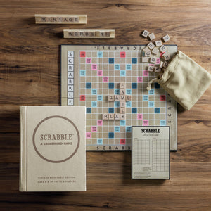 WS Game Co. Scrabble - Vintage Bookshelf Edition