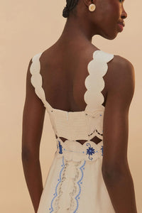 Farm Rio - Richelieu Sunflower Midi Dress