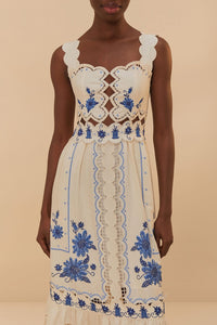 Farm Rio - Richelieu Sunflower Midi Dress