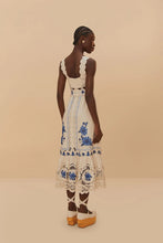 Load image into Gallery viewer, Farm Rio - Richelieu Sunflower Midi Dress

