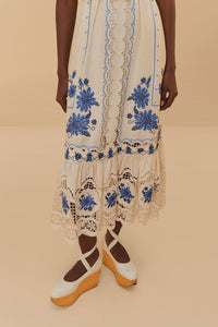 Farm Rio - Richelieu Sunflower Midi Dress