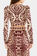 Load image into Gallery viewer, Farm Rio - Pineapple Love Burgundy Knit Top
