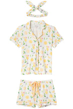 Load image into Gallery viewer, PJ Salvage - Mimosa Me Drink Print 3-piece PJ Short Set
