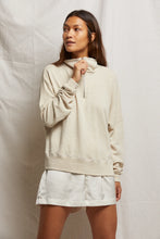 Load image into Gallery viewer, Perfect White Tee - Maren 1/2 Zip
