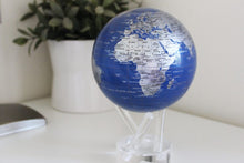 Load image into Gallery viewer, MOVA Globe - Blue &amp; Silver
