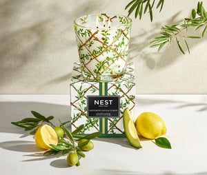 Nest - Santorini Olive & Citron Specialty 3-Wick Candle